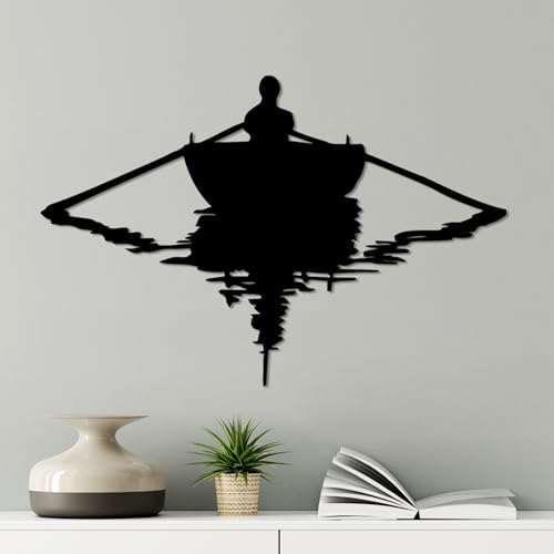 Stylish Black Decorative Metal Wall Accessory, 40 x 60 cm, 100% Metal, 1.5 mm Thickness, Lightweight (0.52 kg), Perfect for Modern Home Decor