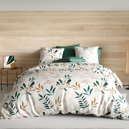 atelier du coton Kano Duvet Cover 260 x 240 cm + 2 Pillowcases 57 Thread Count Cotton