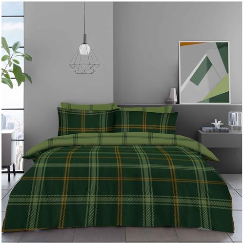 GC GAVENO CAVAILIA King Size Duvet Cover Sets With Fitted Sheet - Polycotton Complete Bedding Set With Pillow Cases