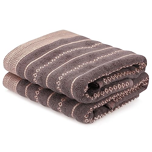 WELL HOME MOBILIARIO & DECORACIÓN Hand Towel Set (2 Piece) Black and Cream