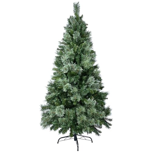 YEAUPE PRO Artificial Christmas Tree in PVC 155 cm with 800 Tips, 3 Sections for Easy Assembly, Compact, Metal Base