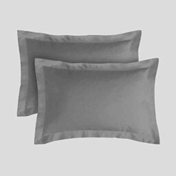 GC GAVENO CAVAILIA 200 Thread Count Egyptian Cotton Pillow Cases - Grey