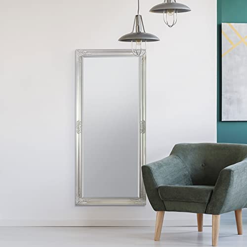 MirrorOutlet Large Full Length Wall Mounted Mirror, Gunmetal/Gold, 160 x 73 cm,GL324