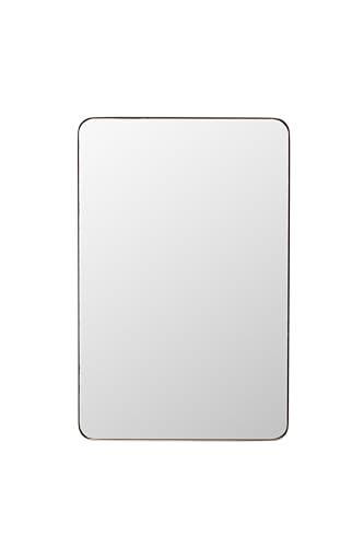 KARE Design Wall Mirror Simply, Gold, Dressing Mirror with Metal Frame, Luxury, Room Decoration, Decorative Modern Home Decor for Living Room, Bedroom, 90x60 cm