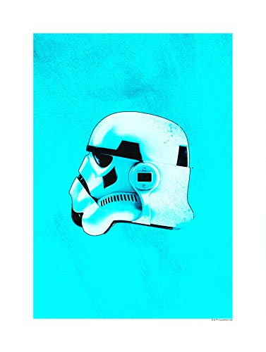 Komar Wall Picture - Star Wars Classic Helmets Stormtrooper - Children's Room Decoration Art Print - Without Frame - WB095-30 x 40 cm - Size: 30 x 40 cm (Width x Height)