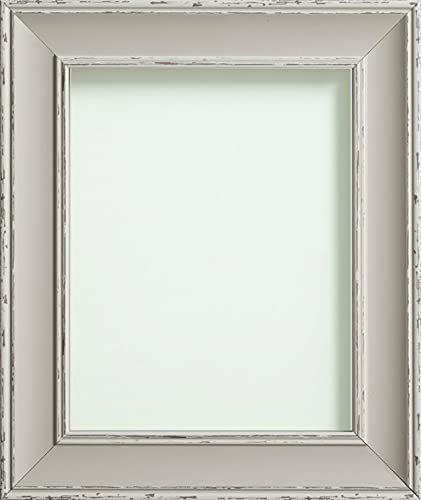 Frame Company Brooke Photo Frame, Moonstone Grey, 20x10 inch, fitted with perspex