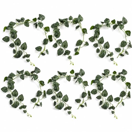 Multipack Leaf Design Artificial Hanging Plants