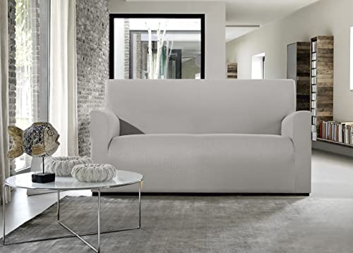 BIANCHERIAWEB Stain Resistant Stretch Sofa Cover Solid Colour Armchair Sofa Protection Dirty Stain Washable Magic Model