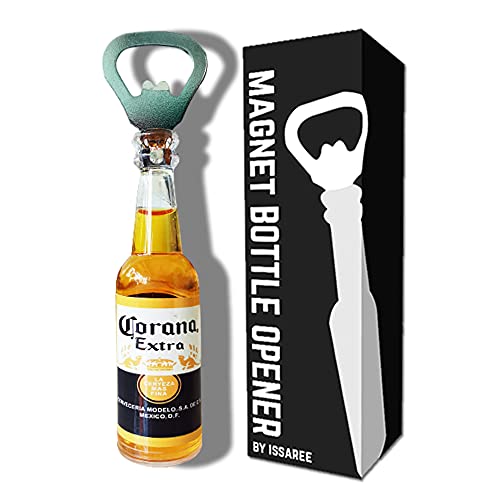 ISSAREE Magnetic Beer Bottle Opener Figurine Beer Bottle Bar Fridge Decoration Unique Birthday Gift Collection