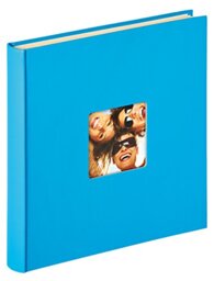 walther Design Photo Album Ocean Blue 33 x 34 cm self-Adhesive Album with Cover Punching, Fun SK-110-U