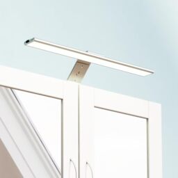 Croydex Stick On LED Bathroom Mirror Light, 40cm (Silver)