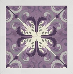 Frame Company Watson Range Lavender Glow Square III by Pela Studio, Photo Frame - 8 x 8 Inches, White