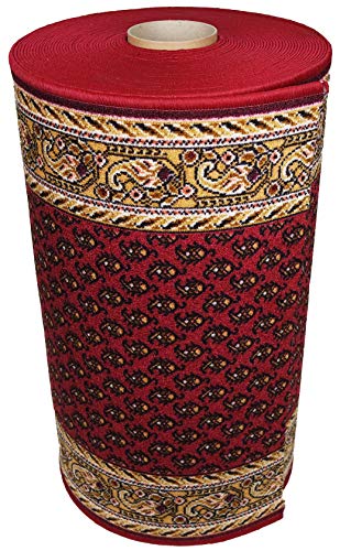 ID Matte rl0673004 Astek Corridors Fiber Rug Polyamide/Latex Red Gel 3000 x 67 x 0.3 cm