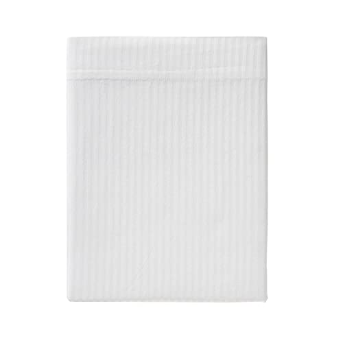 Grand Hotel Satin Jacquard Bed Sheet 240cm x 300cm White