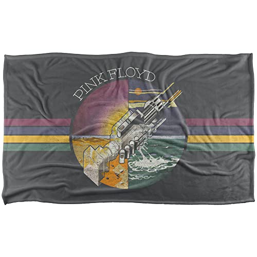 Pink Floyd Welcome To The Machine Silky Touch Super Soft Throw Blanket 91 x 147 Cm