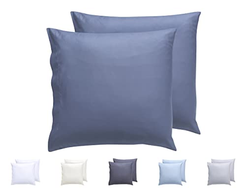 Todocama Set of 2 Extra Soft Hypoallergenic Microfibre Pillow Cases