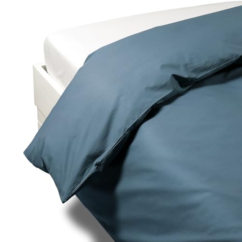 Caleffi Percalle Duvet Cover, Percalle, Avio, Double, 1003588