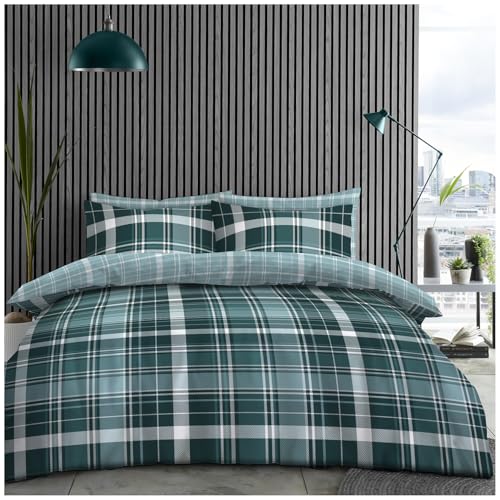GC GAVENO CAVAILI Single Duvet Cover (135x200 cm) - Polycotton Bedding Sets with Pillowcase - Breathable Comforter Covers - Reversible Bedding & Linen - Soft Linen