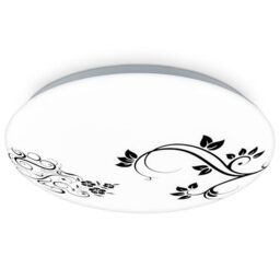 BRILONER 28 cm Flower Design LED Ceiling Light Neutral White LED Ceiling Light Living Dining Room Kitchen Children's Bedroom Spotlight