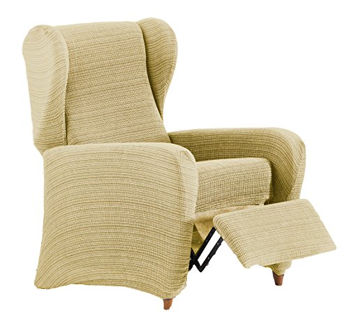 Eysa Aquiles Elastic Relax Sofa Cover, Polyester-Cotton, Beige, 37 x 29 x 5 cm