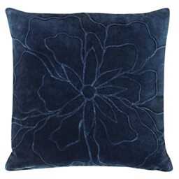 furn. Angeles Feather Filled Cushion, Cotton, Navy