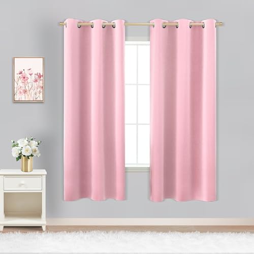 "KOUFALL Insulated Thermal Blackout Curtains with Eyelets, for Living Room, 41.7"" x 72"" (106 x 183 cm)"