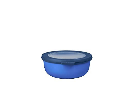 Mepal ??? Multi Bowl Cirqula Rectangular ??? Food Storage Container with Lid - Suitable as Airtight Storage Box for the Fridge & Freezer, Microwave Container & Servable Dish ??? 750 ml ??? Vivid blue