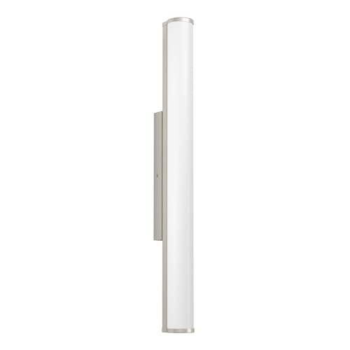 Eglo LED wall lamp Calnova, LED Mirror Light Made of Metal in Matte Nickel