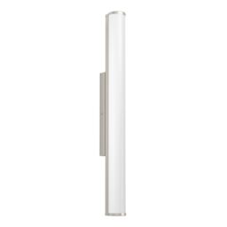 Eglo LED wall lamp Calnova, LED Mirror Light Made of Metal in Matte Nickel