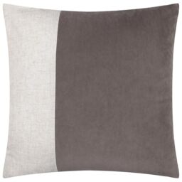Yard Morden Soft-Washed Velvet Polyester Filled Cushion (Taupe, 50 x 50 cm)