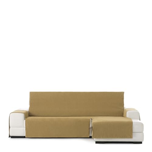 Eysa Rabat practica chaise longue cover 290cm., color 05/light grey, right-frontal view