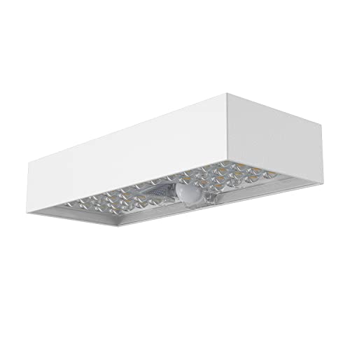 Velamp 800-lumen Solar-Powered Wall Light, LED Solar Outdoor Light with Motion Detector. Wireless. IP65: Ideal for Outdoors, Balconies, Gardens, terraces, Walls...