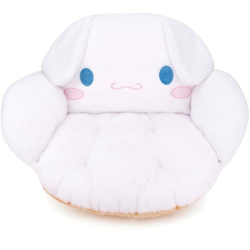 juju GOODS Cinnamon Roll Plush Cushion - Comfy Kawaii Room Decor - Seat Cushion for Desk Chair Cushion - Floor Cushions Gaming Room Decor - Gaming Desk Accessories Floor Pillow - Chair Pillow