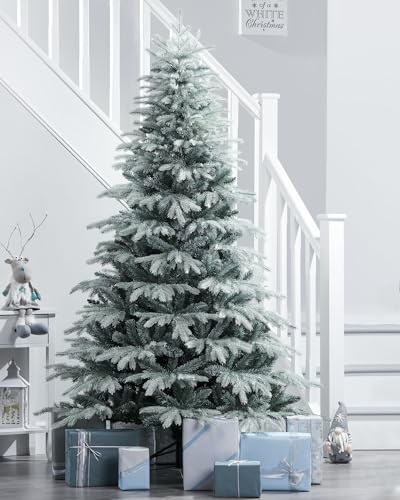WeRChristmas 6ft Frosted Siberian Mixed Pine Christmas Tree