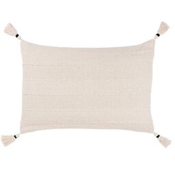 Yard Caliche Polyester Filled Cushion (Natural, 40 x 60 cm)