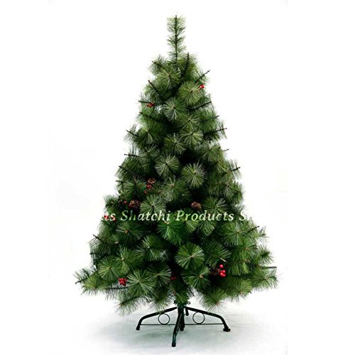 7ft Bushy Elegant Self Decorated Artificial Christmas Tree Xmas Home Decor Decorations 210cm