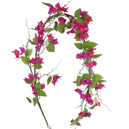 CITYES Artificial Flowers Purple red Triangle Plum Withered Vine