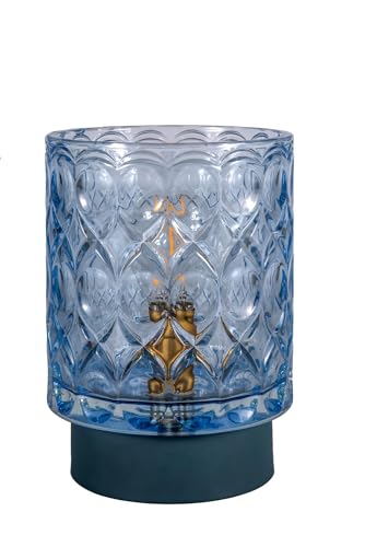 Paulmann Pauleen 48313 LED Portable Table Light, Chic Glamour, Timer, Battery-Powered, Ice Blue Table Light