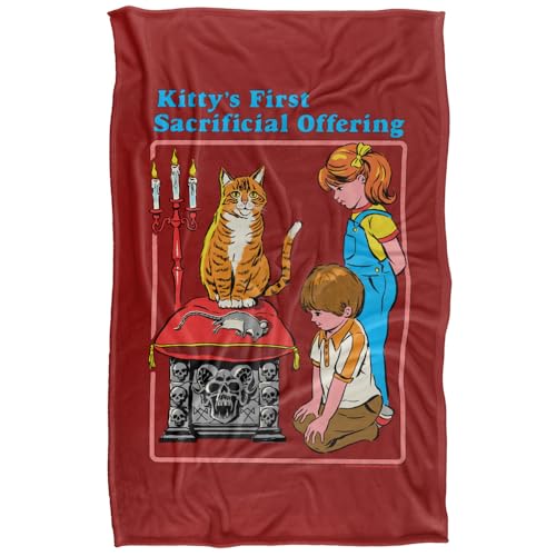 Steven Rhodes Kittys First Offering Silky Touch Super Soft Throw Blanket 91 X 147 Cm
