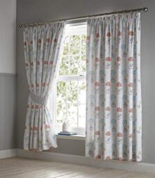 Portfolio Sheep Dreams 66x72 Pencil Pleat Curtain Pair, Multicoloured