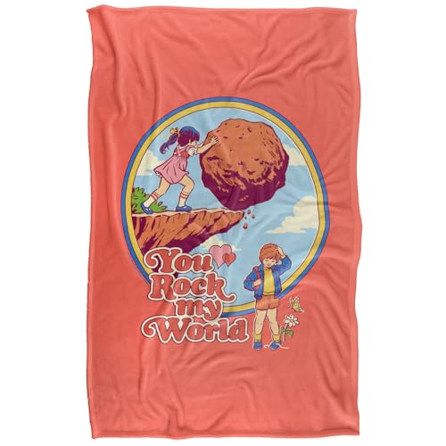 Steven Rhodes You Rock My World Silky Touch Super Soft Throw Blanket 91 X 147 Cm