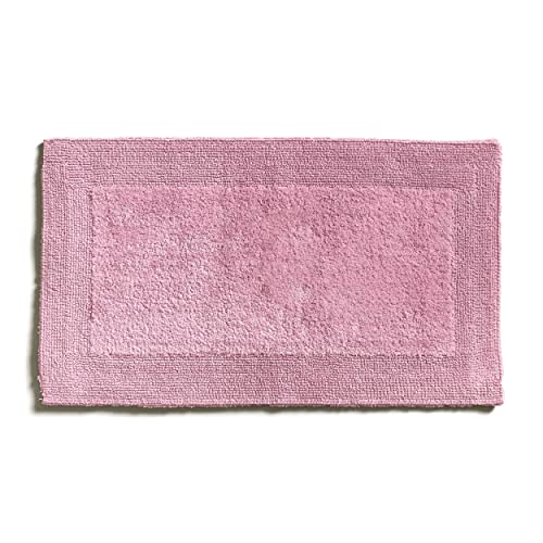 Möve Loft tufted bath mat 60 x 100 cm made of 100% cotton, rose