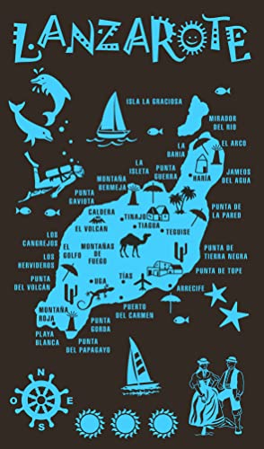Miracle Home. Gran Canaria Microfiber Towel, 100% Polyester, 75 X 145 Cm. Blue 11831