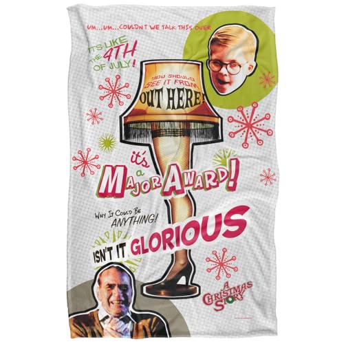 LOGOVISION A Christmas Story A Major Award Silky Touch Super Soft Throw Blanket 91 x 147 Cm