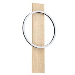 Eglo LED Indoor wall lamp Boyal, wall Light Made of Natural Wood