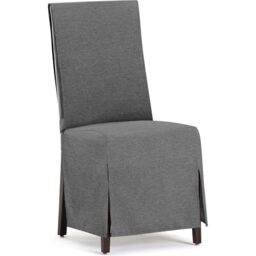 ECOMMERC3 2 Universal and Versatile Chair Covers – Anthracite Chair Cover Protector Easy to Install for Back, Seat and Arms