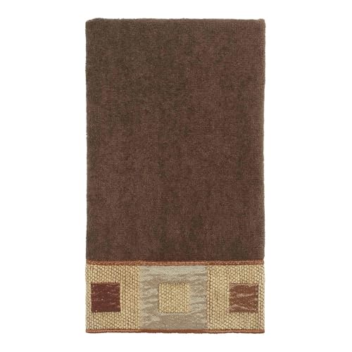 Avanti Linens 10814MOC Precision Fingertip Towel, Mocha - 100% Cotton, Soft & Absorbent, Quick-Dry, Machine Washable, Decorative Bathroom Decor