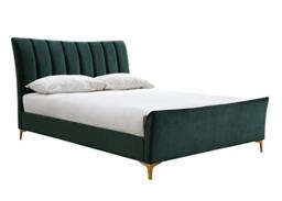 Birlea 150cm Clover Fabric Bed Green Velvet