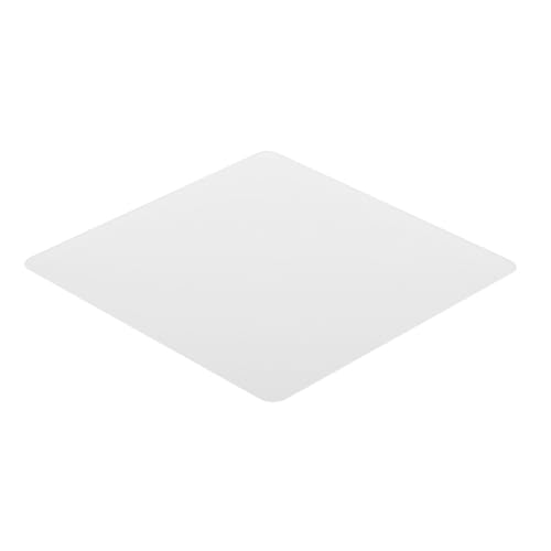 LogiLink Floor Protection Mat for Chairs, Protection for Hard Floors in the Home, Office or Commerce, Dimensions: 117 x 120 x 0.2 cm, Waterproof, Glossy Finish, Transparent