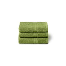 Caleffi 3X Small Bath Towel Set, 40 x 60 cm, 100% Soft and Absorbent Cotton for Bathroom, Face and Daily Use, Bidet Towels, Wash-resistant Guest Towel